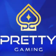 โลโก้ Pretty Gaming ไพ่โพดำสีทอง