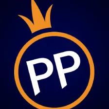 โลโก้ Pragmatic Play อักษร PP ในวงกลมสีส้ม